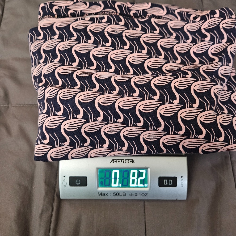 Boden Navy Pink Flamingo Print Jersey Dress V-neck Casual Women's Size US 2 UK 6 - Picture 7 of 8